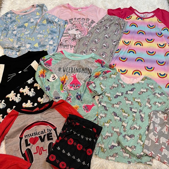 The Children's Place Pajamas Bundle Of 8 Girls Pajamas Size 12